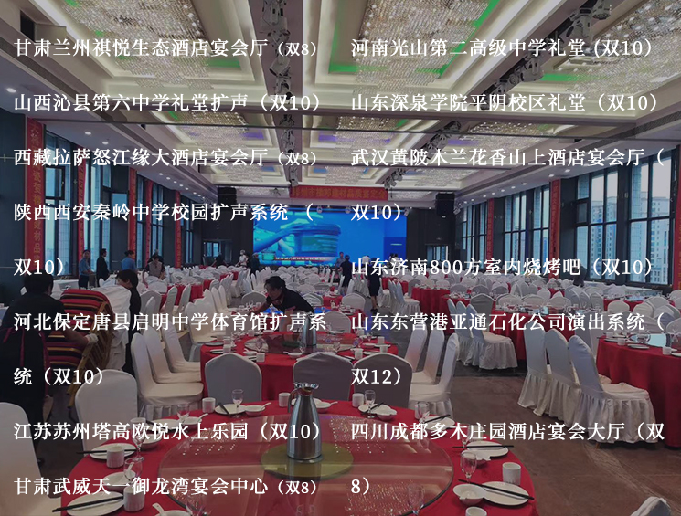 甘肅蘭州祺悅生態(tài)酒店宴會(huì)廳（雙8）